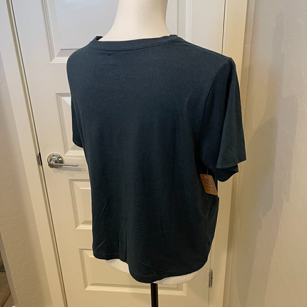 Stretchtherules Knotted T-Shirt in Blue - Size Large - NWT (311) - Picture 7 of 8